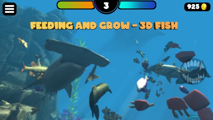 FEEDING AND GROW - 3D FISH screenshot-3
