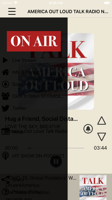 How to cancel & delete AMERICA OUT LOUD TALK RADIO from iphone & ipad 2