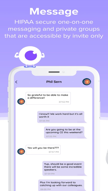 Eyeward - Secure Eye Care Chat