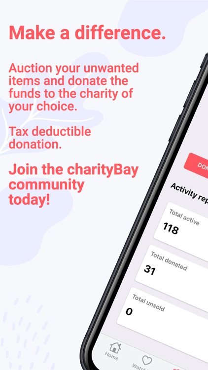 charityBay: Donate, buy, smile