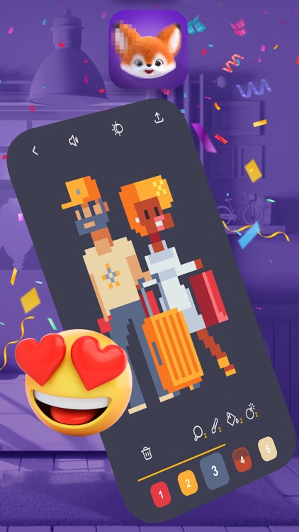 Foxymoxy Colors by Numbers screenshot-3
