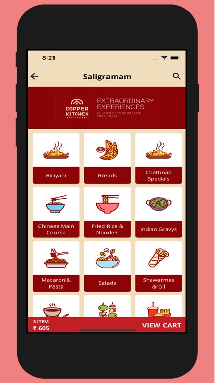 Copper Kitchen Ordering App