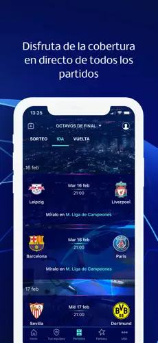 Captura 3 Oficial Champions League iphone