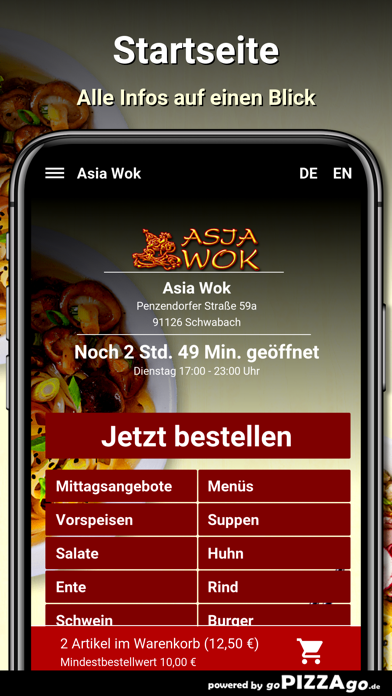 Asia Wok Schwabach screenshot 2