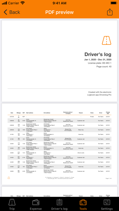 Driverslog Pro 2 screenshot 4