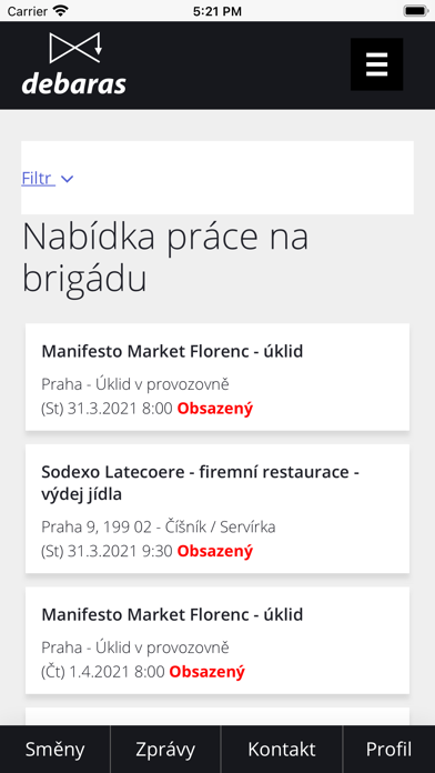 Debaras.cz screenshot 3