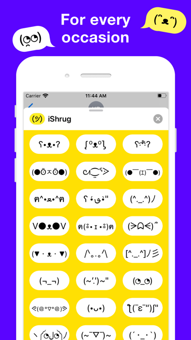 iShrug: Kaomoji and ASCII Art screenshot 4