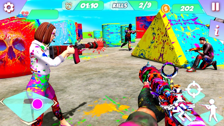 Arena Paintball Battle screenshot-3