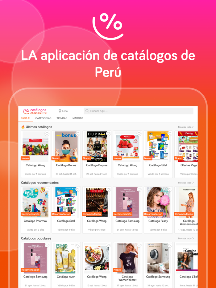 Catálogos y ofertas de Perú