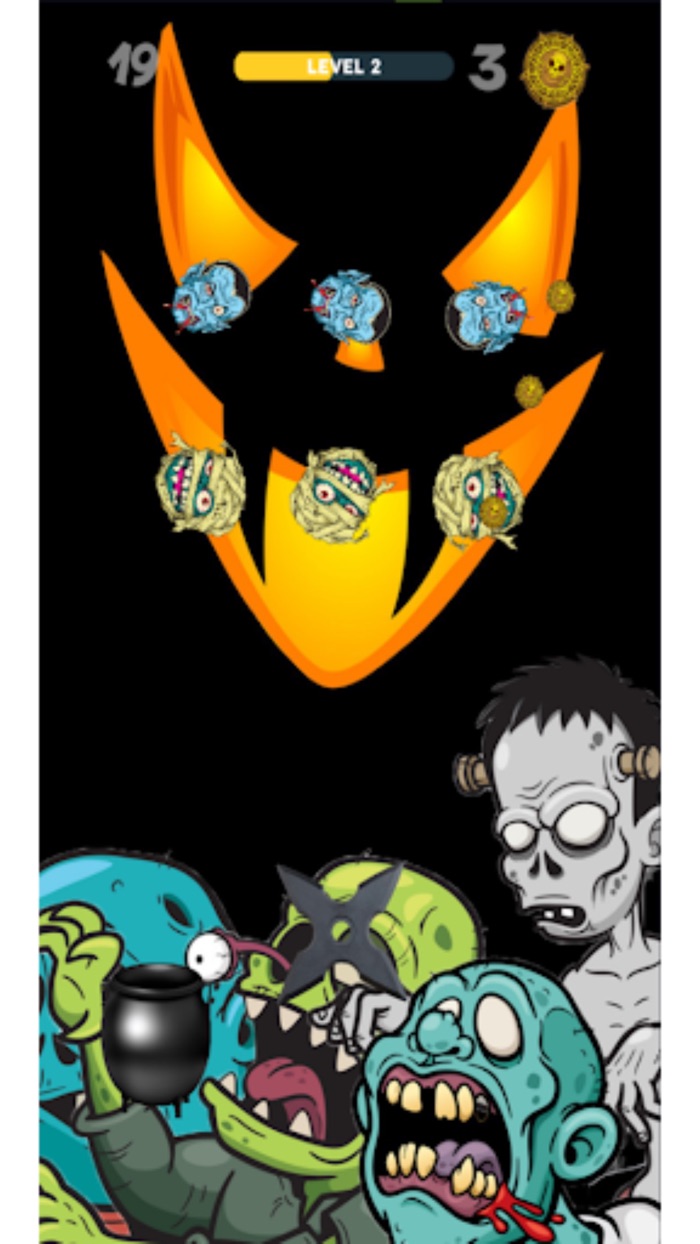 Ninja cut zombie head