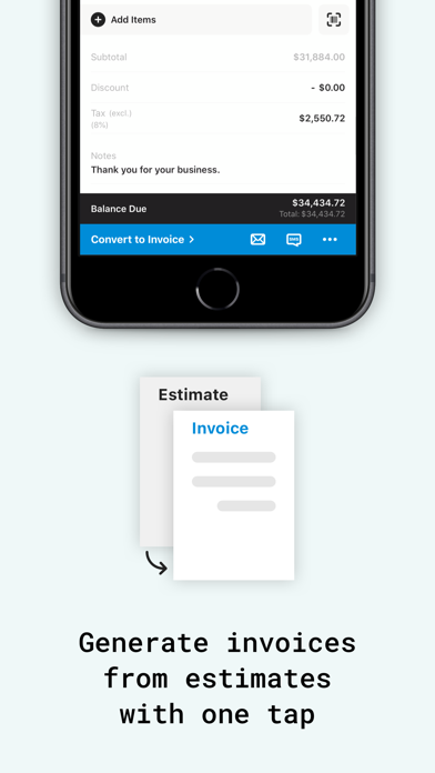 Tiny Invoice: Estimate Maker Screenshot