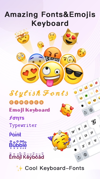 Fonts-Cool Keyboard for iPhone screenshot-0