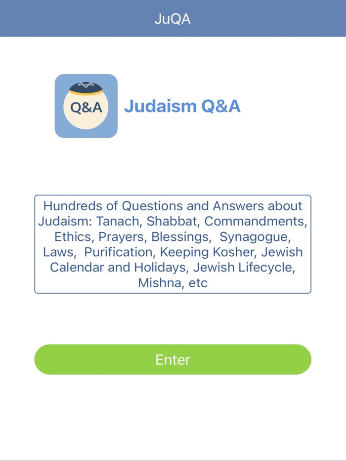 JuQA - Judaism QA - 90 DAYS