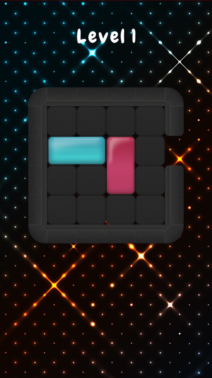 Blue Block-Puzzle