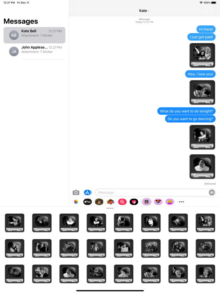 Animated TV Sticker Pack