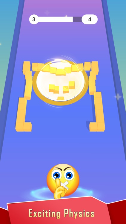 Emoji Hollo Ball Runner screenshot-5