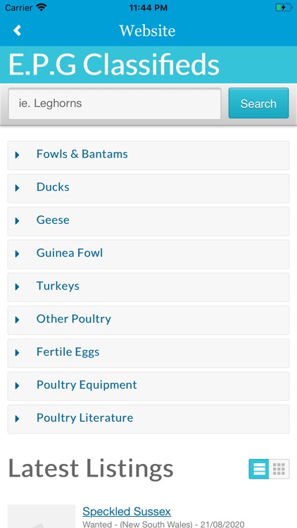 Exhibition Poultry Group