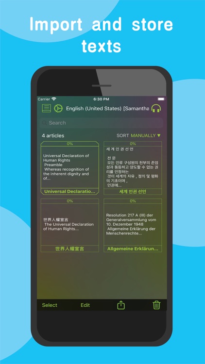Aloud! - Text to speech screenshot-5