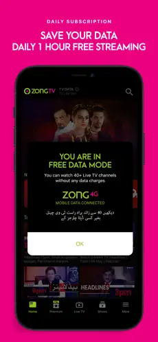 Captura de Pantalla 8 Zong Mobile TV iphone
