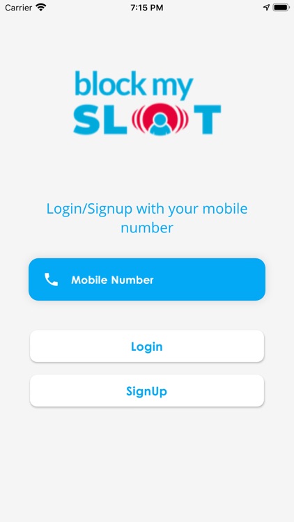 Block My Slot - Customer