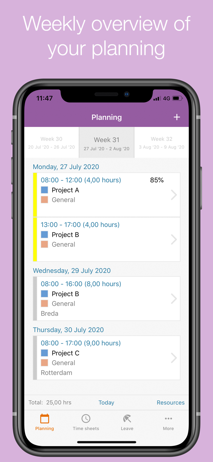 Timewax Planning  Time sheet