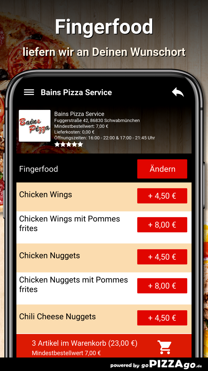 Bains Pizza Schwabmünchen