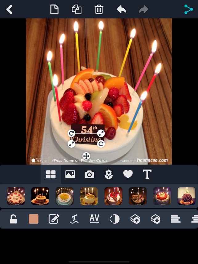 Write Name On Birthday Cakes On The App Store