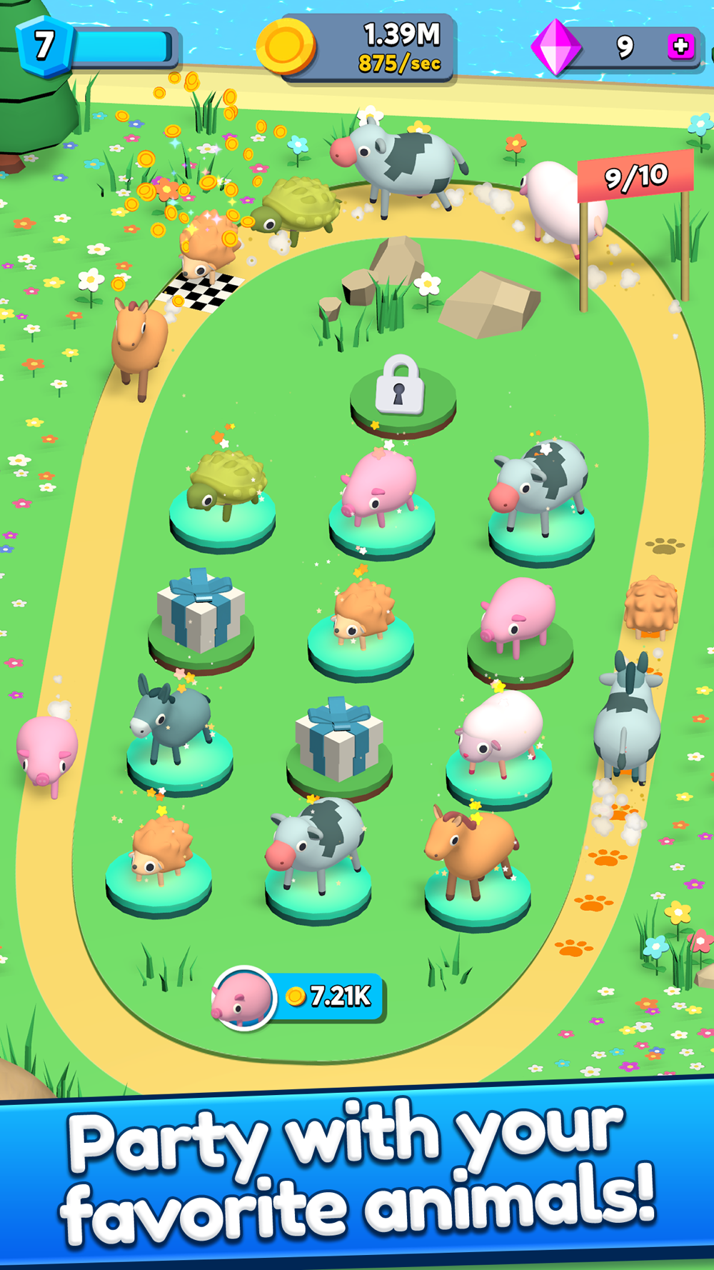 Merge Party Animals Free Download App for iPhone 