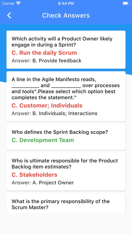 Scrum Quiz screenshot-3