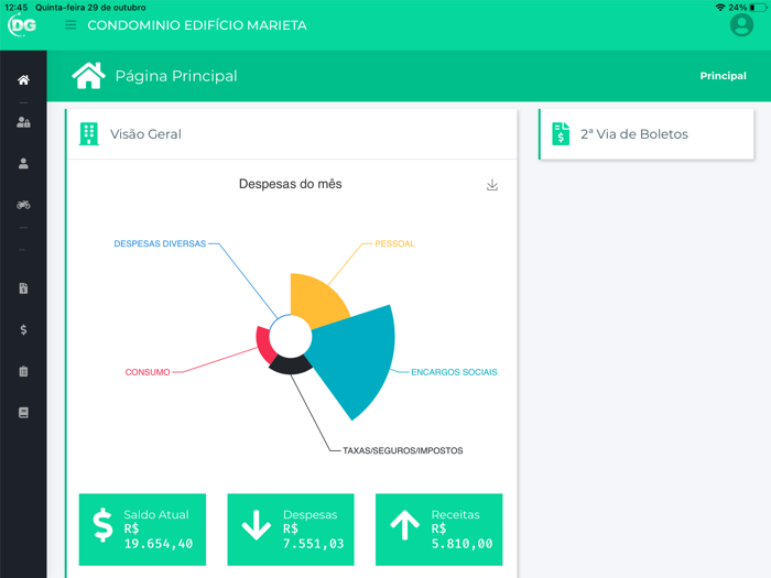 Progresso Administração
