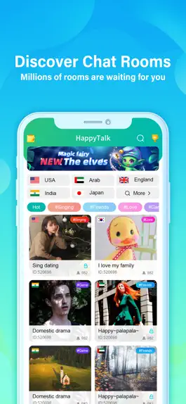 Game screenshot HappyTalk - Live group talk mod apk