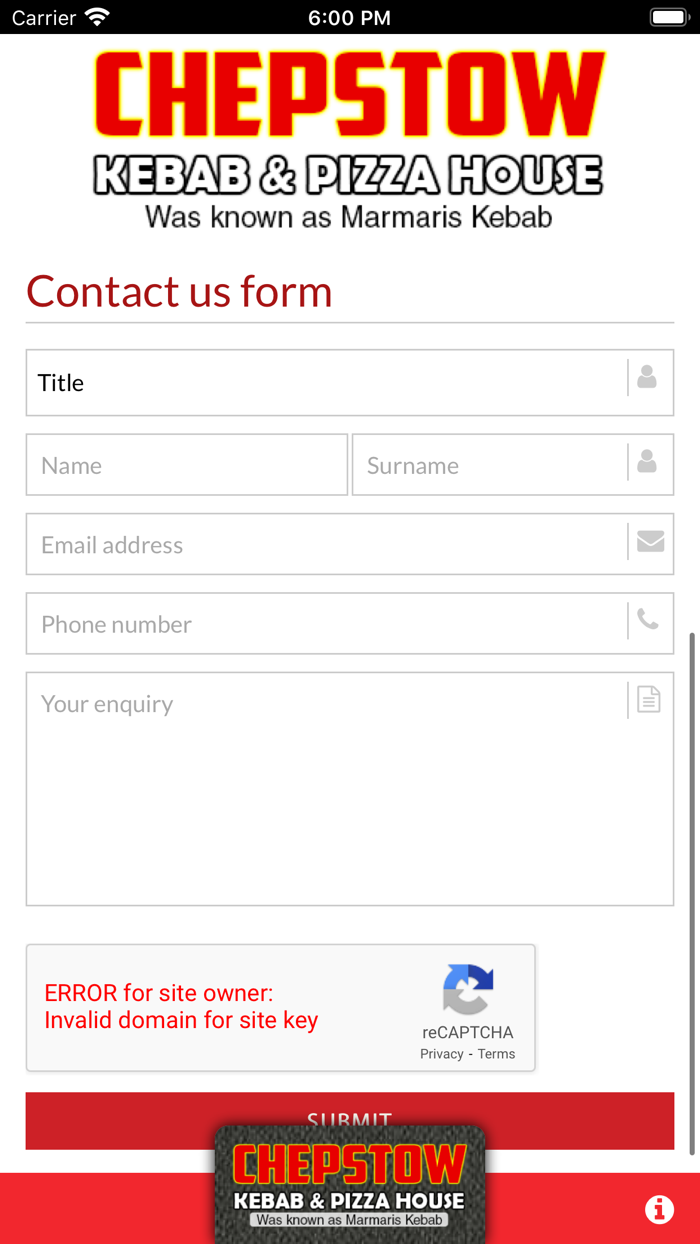 CHEPSTOW KEBAB  PIZZA HOUSE