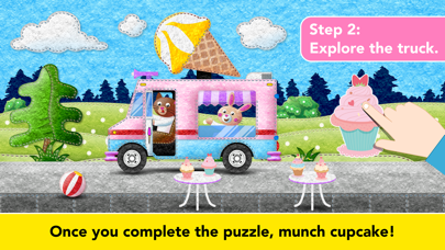 Kids Vehicles 2: Amazing Ice Cream Truck Game with Alex & Dora for Little Explorers Screenshot 4