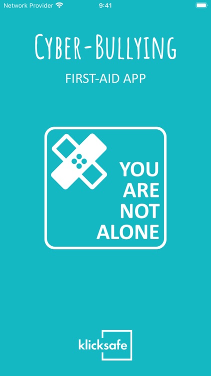 Cyber-Bullying First-Aid App