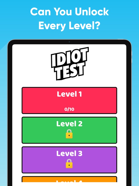 Idiot Test - Quiz Game screenshot 3
