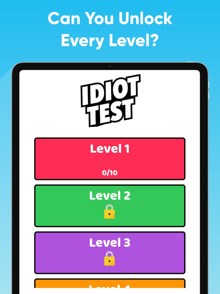 【图】Idiot Test – Quiz Game(截图3)