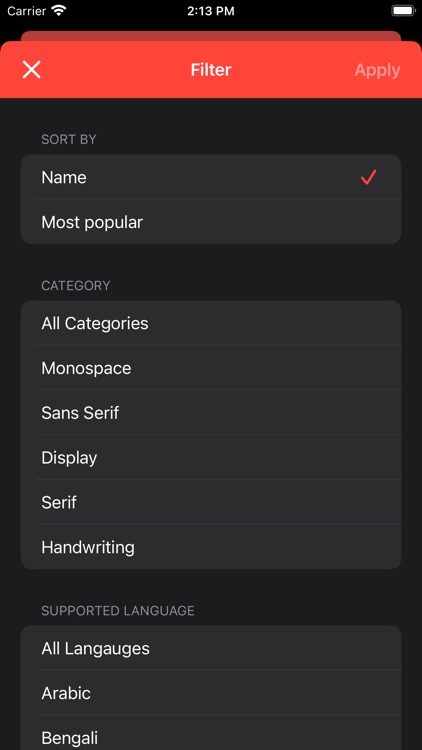Fontastic - Install Fonts screenshot-5
