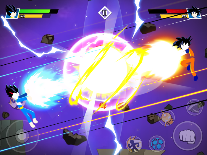 Stickman Warriors Shadow