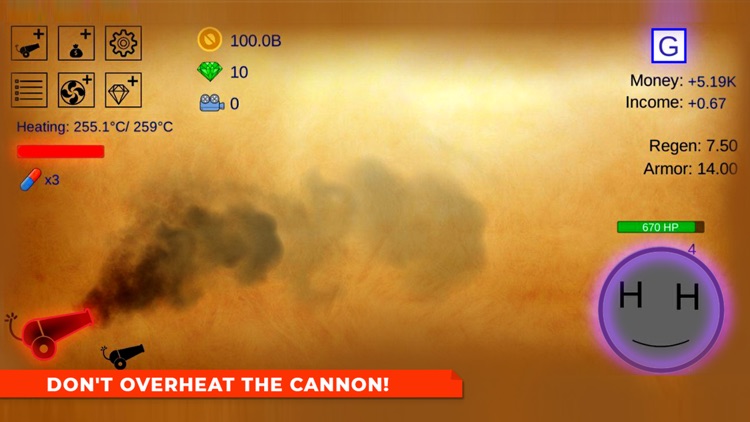 Cannon clicker: boom upgrade!