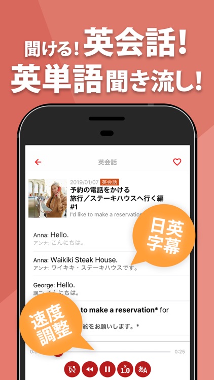 英会話や英単語を聞き流し 英語リスニング By Studyswitch Inc