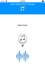 audio speed pitch changer iphone screenshot 2