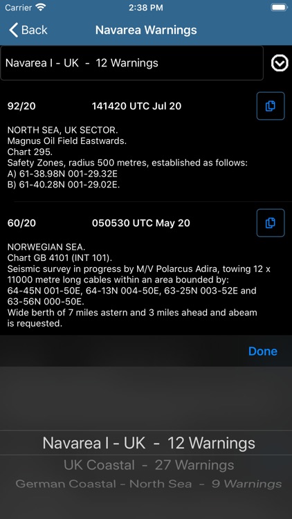 Navarea Warnings (Navtex) screenshot-5