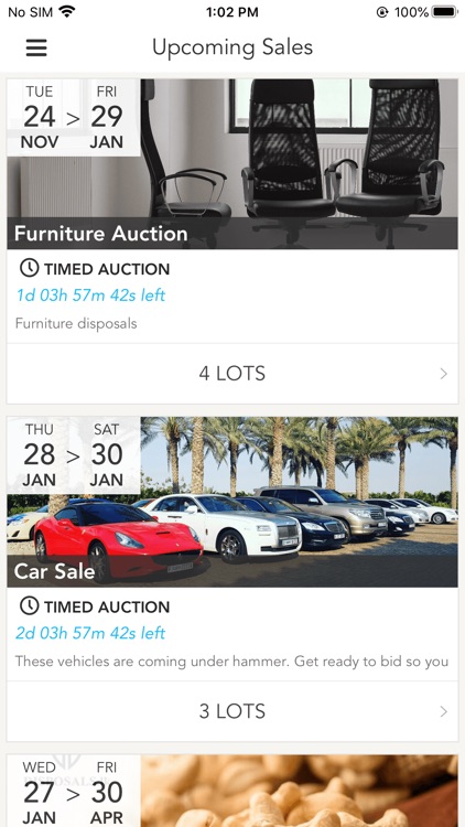 Auction Disposals