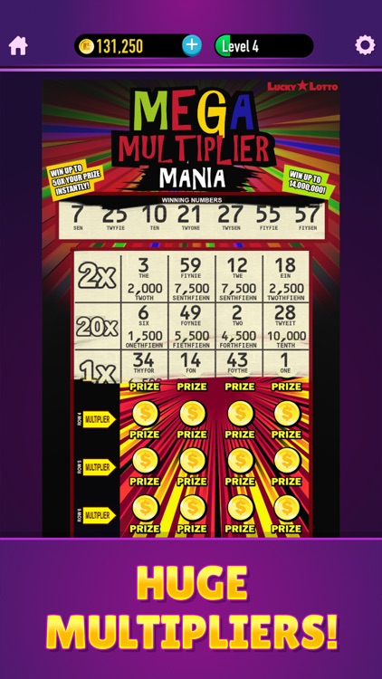 Lucky Lotto - Mega Scratchers screenshot-4