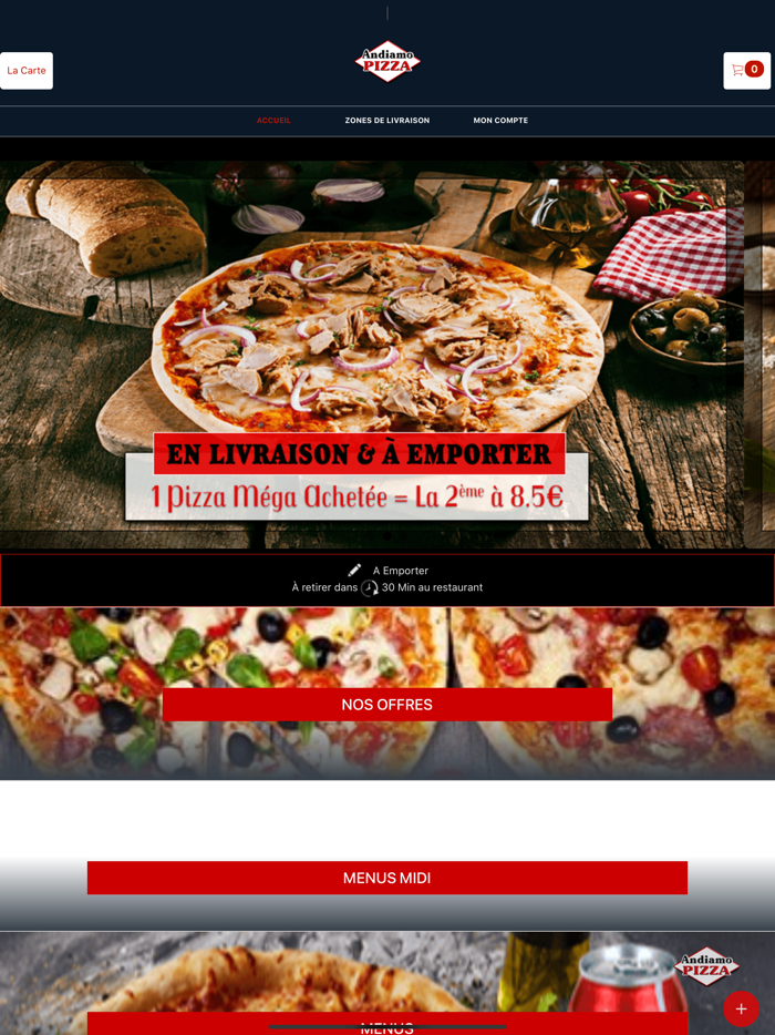 Andiamo pizza Tomblaine