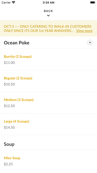 How to cancel & delete Ocean Poke from iphone & ipad 3