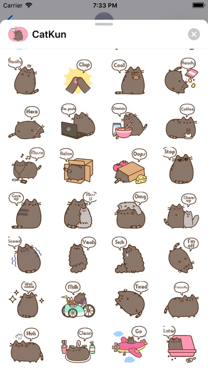 Cat Kun Stickers for iMessage