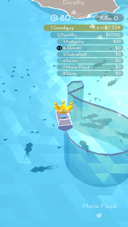 Fishingnet 3D: Battle io game screenshot-5