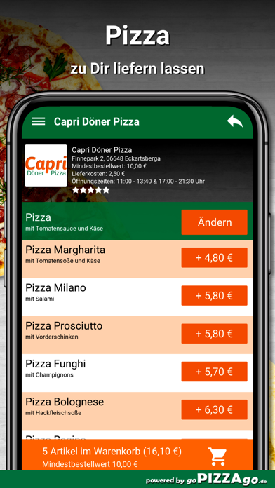 Capri Pizza Eckartsberga screenshot 5