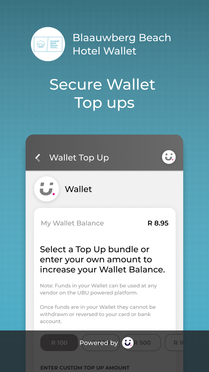 Blaauwberg Beach Hotel Wallet